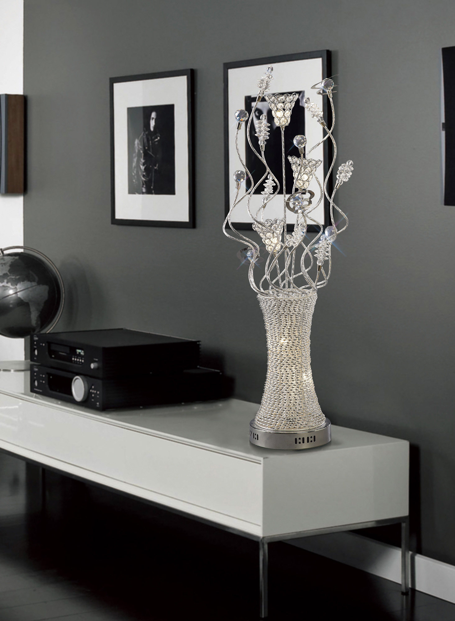 Kristal Aluminium Crystal Table Lamps Diyas Home Modern Crystal Table Lamps Kristal Aluminium Crystal Table Lamps Diyas Home Modern Crystal Table Lamps